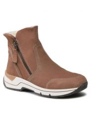 Go Soft Botki WB-AMANDA-AW22-13 Brązowy. Brązowe botki damskie GO SOFT, bez wzorów, z nubiku, bez obcasa, na płaskiej podeszwie, bez zapięcia. Za 269.99 zł.