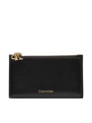 Calvin Klein Portfel Ck Zip Cardcase 6Cc LV04F1076G Czarny. Czarne portfele damskie Calvin Klein, ze skóry. Za 149.99 zł.