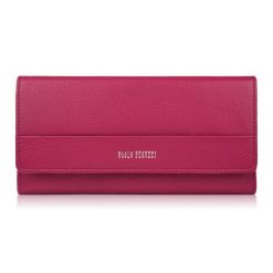 Portfel damski skórzany różowy duży poziomy Paolo Peruzzi AL-01-PI. Czerwone portfele damskie Paolo Peruzzi, ze skóry. Za 74.00 zł.