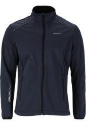 Kurtka softshell Endurance Naval XCS. Niebieskie kurtki sportowe męskie Endurance, s, bez wzorów, z materiału, bez kaptura, do biegania. Za 297.50 zł.