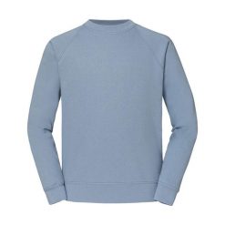 Męska Klasyczna Bluza Raglanowa. Szare bluzy męskie fruit of the loom, m, bez wzorów, klasyczne, bez ramiączek, bez kaptura. Za 76.99 zł.