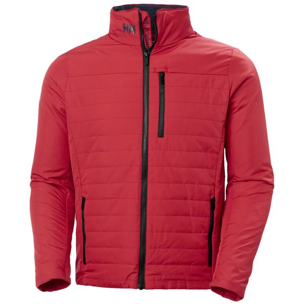 Kurtka Helly Hansen crew insulator 2.0. Czerwone kurtki męskie Helly Hansen, xl, bez wzorów, z poliesteru, eleganckie, bez kaptura. Za 779.00 zł.