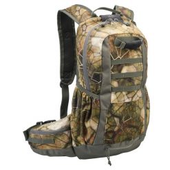 Plecak outdoor Solognac 20 l camo furtiv. Brązowe plecaki damskie SOLOGNAC, bez wzorów, z materiału, sportowe. Za 169.99 zł.