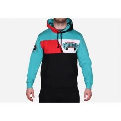 Bluza sportowa męska Mitchell & Ness Vancouver Grizzlies. Niebieskie bluzy sportowe męskie Mitchell & Ness, m, bez wzorów, z kapturem. Za 525.00 zł.