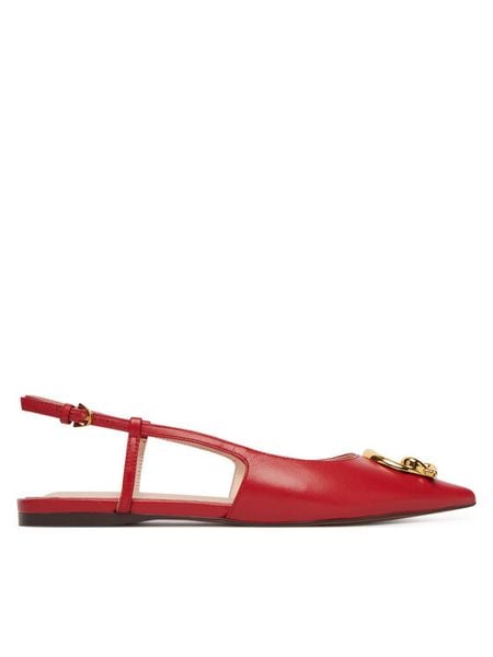 Coccinelle Baleriny C-Me Smooth E4 SB3 21 02 01 Czerwony. Czerwone balerinki damskie Coccinelle, bez wzorów, ze skóry, bez obcasa, bez zapięcia. Za 617.99 zł.