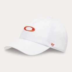 Czapka z daszkiem unisex Oakley REMIX DAD biała FOS901220-111. Białe czapki damskie Oakley, bez wzorów, z bawełny, vintage. Za 133.17 zł.