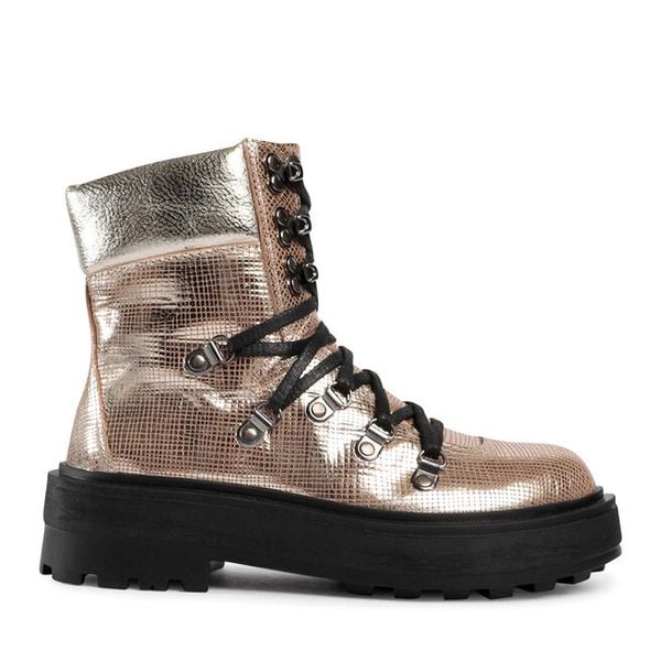 Trzewiki Sergio Bardi. Żółte botki damskie Sergio Bardi, bez wzorów, bez obcasa, na płaskiej podeszwie, bez zapięcia. Za 341.99 zł.
