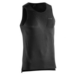 Tank Top sportowy do biegania CEP Ultralight męski. Czarne koszulki sportowe męskie CEP, m, bez wzorów, bez ramiączek, do biegania. Za 189.00 zł.