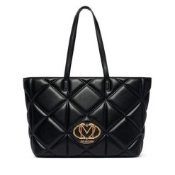 Torebka LOVE MOSCHINO. Czarne shopperki damskie Love Moschino, bez wzorów, bez dodatków. Za 1,059.00 zł.