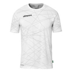 Koszulka Uhlsport Prediction. Białe bluzki damskie Uhlsport, bez wzorów, z jersey, sportowe, bez kołnierzyka, bez ramiączek. Za 180.00 zł.