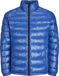 Kurtka męska Jack & Jones Jack & Jones męska kurtka puchowa JCOTRACE LIGHT JACKET STAND COLLAR 12241629 BLUE LOLITE XL. Niebieskie kurtki męskie Jack & Jones, m, bez wzorów, z puchu, bez kaptura. Za 269.99 zł.