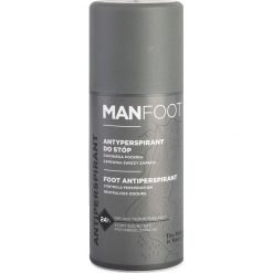 Antyperspirant do stóp MANFOOT - K031. Piżamy męskie Manfoot, z aplikacjami, bez kołnierzyka, bez ramiączek. Za 24.99 zł.