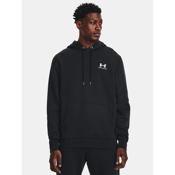 Bluza fitness męska UNDER ARMOUR Icon Fleece Hoodie z kapturem. Czarne bluzy męskie Under Armour, m, bez wzorów, casualowe, bez ramiączek, z kapturem. Za 203.81 zł.