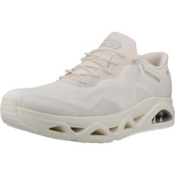 Buty SKECHERS SLIP - INS UNO GLIDE STEP AIR GLIDERS Biały. Białe obuwie trekkingowe damskie Skechers, z tkaniny, bez zapięcia. Za 388.99 zł.