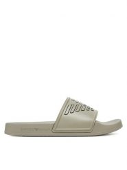 Emporio Armani Klapki XVPS11 XR273 U529 Beżowy. Brązowe klapki męskie Emporio Armani, bez wzorów, z tworzywa sztucznego, bez zapięcia. Za 189.99 zł.