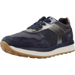 Buty GEOX D25RRB 0AS22 Niebieski. Niebieskie obuwie trekkingowe damskie Geox, ze skóry, bez zapięcia. Za 267.99 zł.