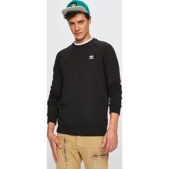 Adidas Originals - Bluza. Czarne bluzy męskie adidas Originals, l, z aplikacjami, z bawełny, bez ramiączek, bez kaptura. Za 199.90 zł.