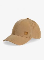 Czapka z daszkiem Buff Summit Cap. Brązowe czapki damskie Buff, bez wzorów, z elastanu, wakacyjne. Za 130.99 zł.
