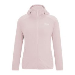 Damska Bluza Polarowa Huntdale Fleece Jacket. Czerwone bluzy damskie Regatta, na zimę, bez wzorów, z polaru, sportowe, bez ramiączek, bez kaptura. Za 160.99 zł.