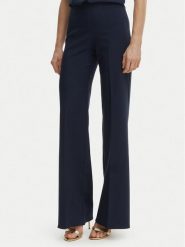 Rinascimento Spodnie palazzo CFC0127878003 Granatowy Wide Leg. Niebieskie spodnie materiałowe damskie Rinascimento, bez wzorów, z materiału. Za 429.99 zł.