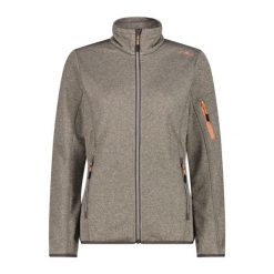 Bluza damska CMP Knit-Tech. Brązowe bluzy damskie CMP, xs, bez wzorów, sportowe, bez ramiączek, bez kaptura. Za 257.50 zł.