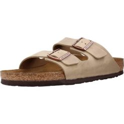 Klapki damskie Birkenstock Arizona. Brązowe klapki damskie Birkenstock, bez wzorów, bez obcasa, bez zapięcia. Za 807.00 zł.