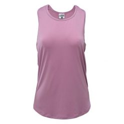 Damski tank top Martes Essentials Amio. Fioletowe topy damskie MARTES ESSENTIALS, bez wzorów, eleganckie, bez kołnierzyka, bez ramiączek. Za 40.43 zł.