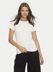 Deha T-Shirt A00150 Écru Regular Fit. T-shirty damskie Deha, m, bez wzorów, z bawełny, bez kołnierzyka, bez ramiączek. Za 139.99 zł.