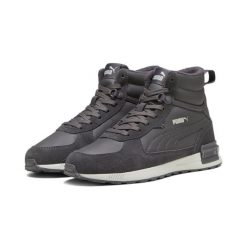 Buty Sportowe Męskie Puma Graviton Mid. Szare buty sportowe męskie Puma, bez wzorów, z gumy, bez zapięcia. Za 333.00 zł.