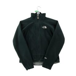 Second life - Damska kurtka polarowa WindWall - Stan bardzo dobry. Czarne kurtki sportowe damskie The North Face, uniwersalny, bez wzorów, z materiału, bez ramiączek, bez kaptura, trekkingowe. Za 207.36 zł.
