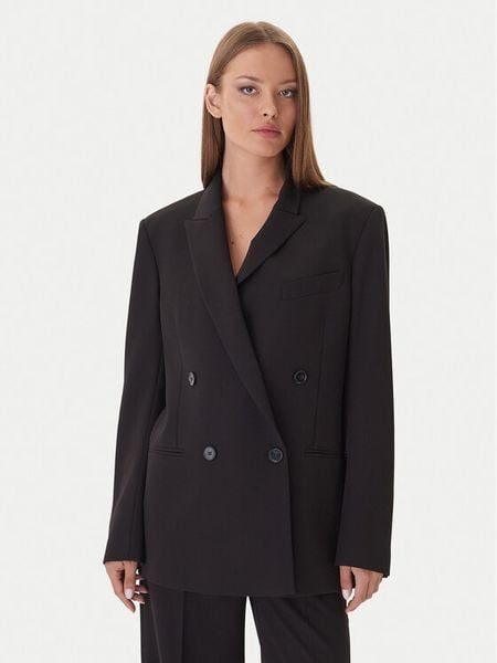 Patrizia Pepe Marynarka 2S1543 A498 Czarny Regular Fit. Czarne marynarki i żakiety damskie Patrizia Pepe, bez wzorów, z syntetyku, bez kołnierzyka, bez ramiączek. Za 1,629.00 zł.