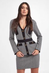 Kardigan damski w pepitkę TWINSET. Kardigany damskie Twinset Milano, s, bez wzorów, bez kołnierzyka. W wyprzedaży za 730.17 zł.