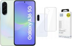 Smartfon Samsung Galaxy A36 5G 6/128GB Zielony (SM-A366BLGBEUE) + Etui Clear Case. Zielone smartfony SAMSUNG. Za 1,088.00 zł.