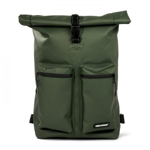 Plecak rolltop Urban Proof. Zielone plecaki damskie URBAN PROOF, bez wzorów, z materiału, biznesowe. Za 413.95 zł.