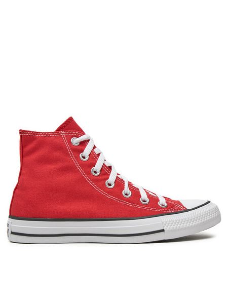 Converse Trampki Chuck Taylor All Star Hi M9621C Czerwony. Czerwone trampki męskie Converse, bez wzorów, z materiału, retro, bez zapięcia. Za 349.99 zł.