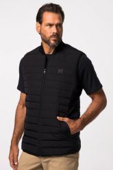 Męska Kamizelka pikowana golf kołnierz college. Niebieskie swetry męskie JAY-PI, m, bez wzorów, z materiału, bez kołnierzyka, bez ramiączek. Za 343.99 zł.