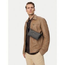 Nerka Just Cavalli. Szare saszetki i nerki męskie Just Cavalli, bez wzorów. Za 366.99 zł.