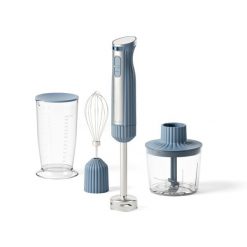 Zestaw blender ręczny - niebieski. Niebieskie blendery Guzzini. Za 513.00 zł.