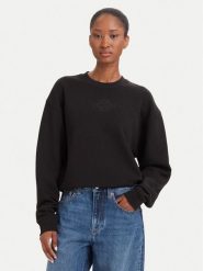HUGO Bluza Daxandria_1 50566693 Czarny Relaxed Fit. Czarne bluzy damskie Hugo, xs, bez wzorów, z bawełny, bez ramiączek, bez kaptura. Za 594.99 zł.