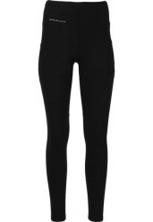 Damskie legginsy z kieszenią Endurance Tathar. Czarne legginsy damskie Endurance, bez wzorów, z nylonu. Za 257.50 zł.