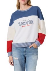 S.Oliver Bluza Kobiety Bawełna wielokolorowy, 36. Bluzy damskie S.Oliver, s, bez wzorów, z bawełny, eleganckie, bez ramiączek, bez kaptura. Za 299.95 zł.