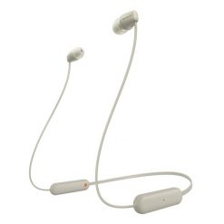 Słuchawki Sony WI-C100 Beżowe. Brązowe słuchawki bezprzewodowe SONY. Za 147.00 zł.