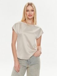 Vero Moda Bluzka Merle 10305151 Écru Regular Fit. Bluzki damskie Vero Moda, s, bez wzorów, z syntetyku, bez kołnierzyka, bez ramiączek. Za 79.99 zł.