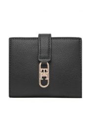 Tommy Hilfiger Portfel Th Libre Bifold AW0AW18934 Czarny. Czarne portfele damskie Tommy Hilfiger, ze skóry. Za 269.99 zł.