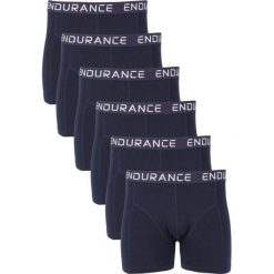 Bokserki Endurance Burke (x6). Niebieskie bokserki męskie Endurance, bez wzorów, z bawełny. Za 218.50 zł.