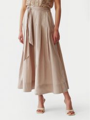 Tatuum Spódnica trapezowa Taftani T2406.171 Beżowy Regular Fit. Brązowe spódnice damskie Tatuum, bez wzorów, z syntetyku, trapezowe. Za 499.99 zł.