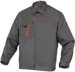 Delta Plus - bluza szaro-pomarańczowy L. Brązowe bluzy męskie DELTA PLUS, l, bez wzorów, bez ramiączek, bez kaptura. Za 111.00 zł.