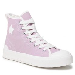 Trampki Jenny Fairy. Fioletowe trampki i tenisówki damskie Jenny Fairy, bez wzorów, bez zapięcia. Za 44.99 zł.