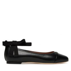 Baleriny MALONE SOULIERS. Czarne balerinki damskie MALONE SOULIERS, bez wzorów, bez obcasa, bez zapięcia. Za 1,649.00 zł.