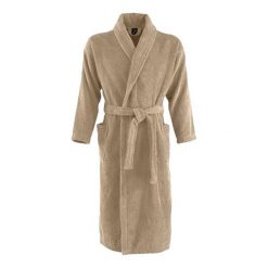 Szlafrok Pałacowy Unisex Dla Dorosłych. Brązowe szlafroki damskie SOL'S, l, z aplikacjami, z bawełny, bez ramiączek, bez kaptura. Za 399.99 zł.